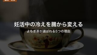 妊活中の冷えを腸から変える｜よもぎ茶が選ばれる5つの理由